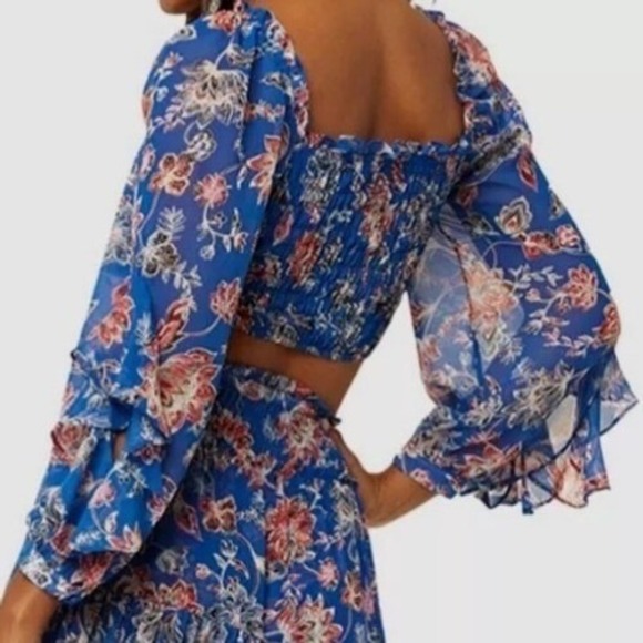 Misa Los Angeles Ancora Top in Sireneuse Floral $275 - Picture 5 of 8